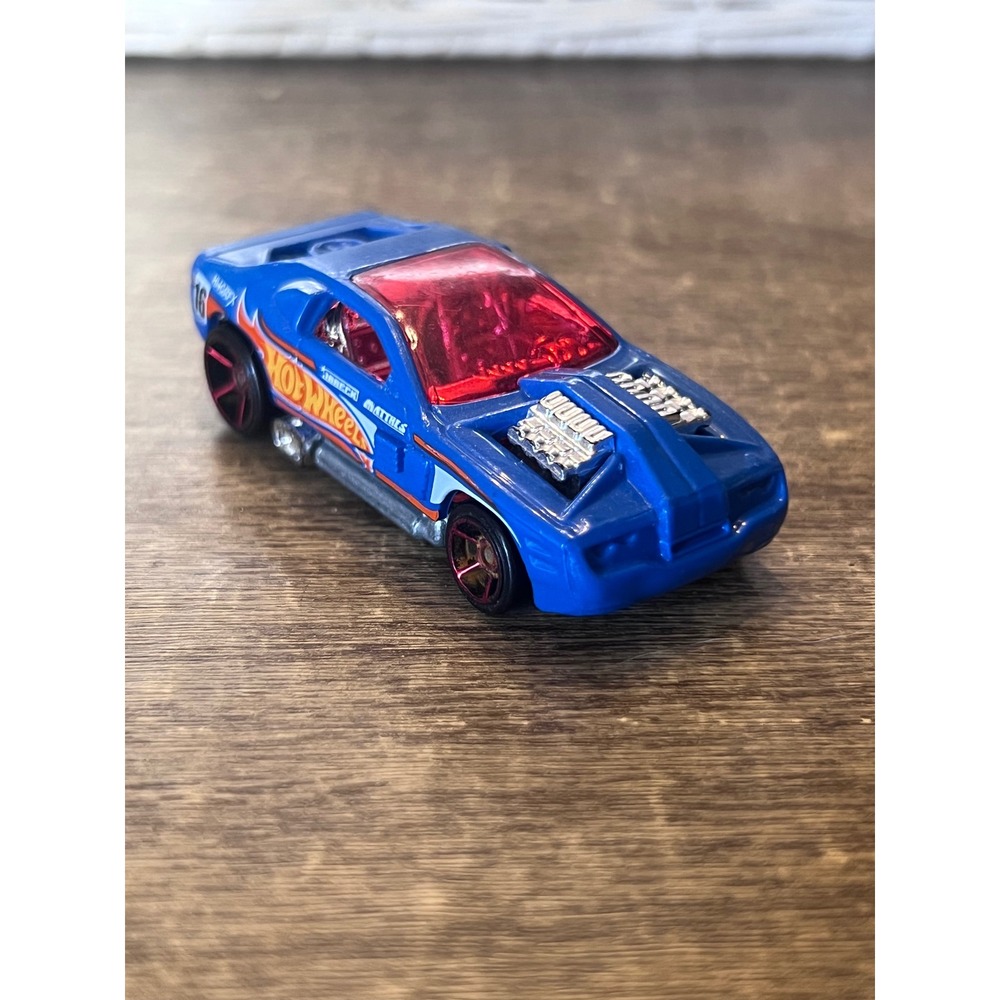 Hot Wheels Hollowback Blue Race Car Loose Die Cast EUC Play‎ Cars Mattel